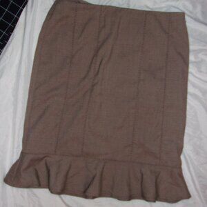 🌟 size 6 tan brown six work wear womens small career wear